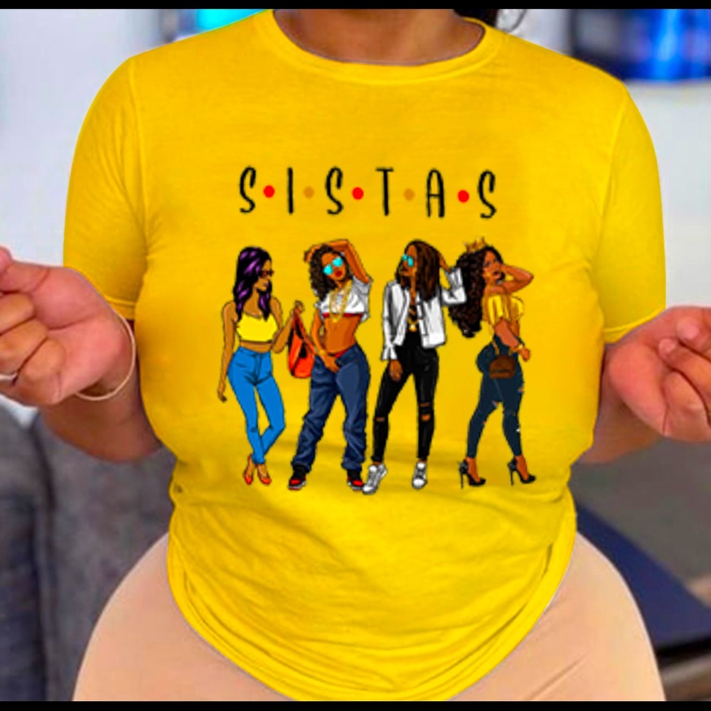 Yellow Sister Shirt Size L